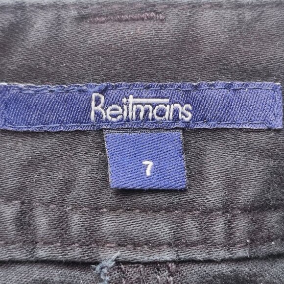 Reitmans flare jeans women's junior size 7 black - Picture 5 of 14